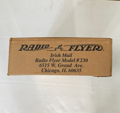 Vintage RADIO FLYER IRISH MAIL #230 mint sealed BOX