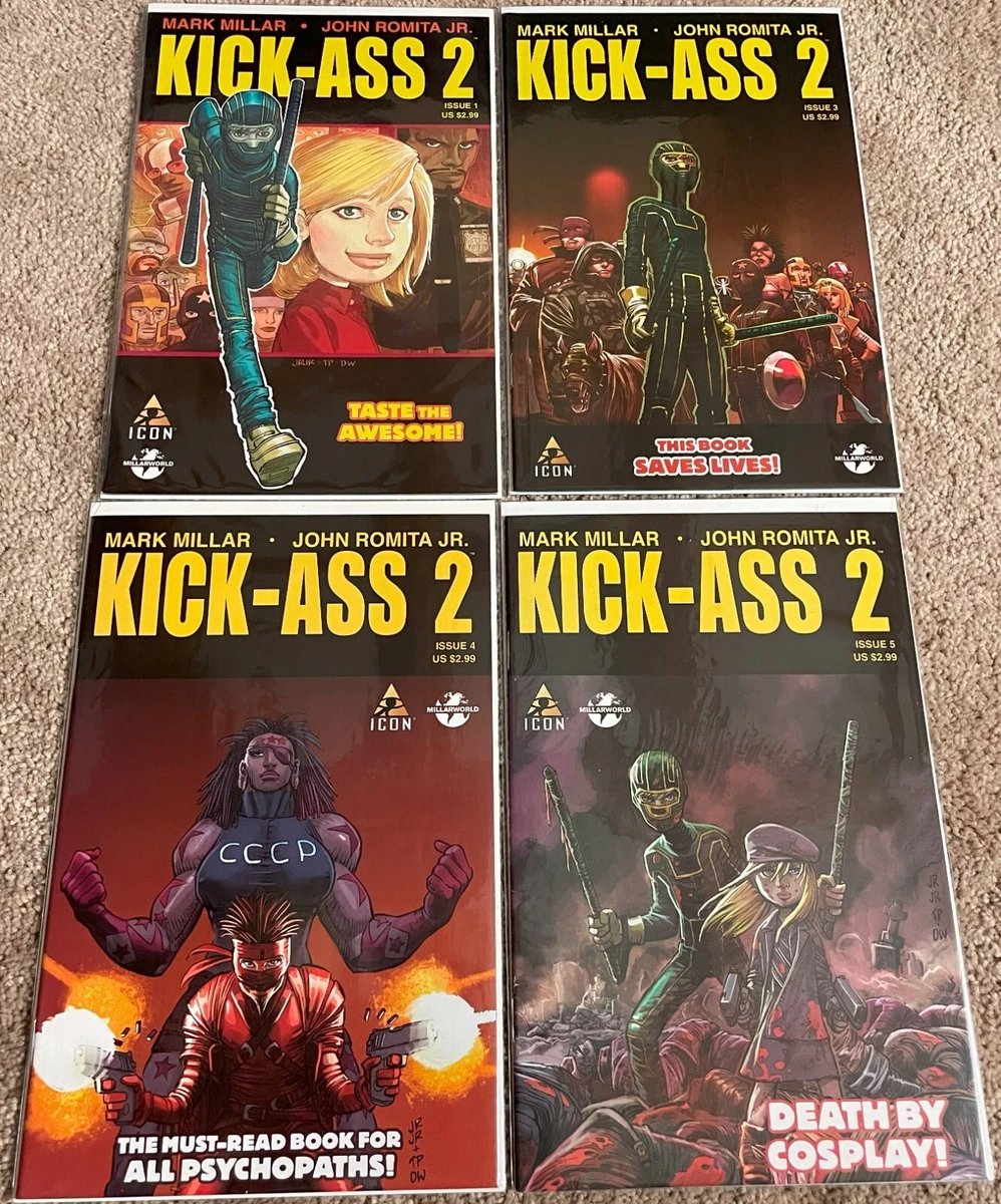 Kick-Ass 2 #1A, #3-5 - COMIC LOT of 4 | eBay