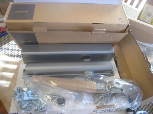 *NEW* Falcon Allegion SC81A Door Closer Silver Aluminum finish Heavy With hardwa