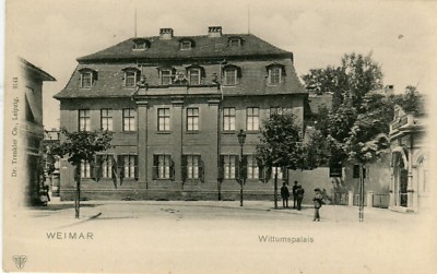 Germany AK Weimar 99423 - Wittumspalais old postcard