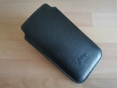 ASSEM für Samsung echt leder Handy Tasche Hülle Etui case cover Silikon Bumper - Bild 1 von 2