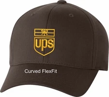 Bow Tie UPS Caps Hats 112 Richardson Flex Fit 210 Flat Bill 6277 Curved