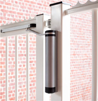 Locinox Lion Compact Hydraulic Gate Closer Silver Finish 180° Opening Angle