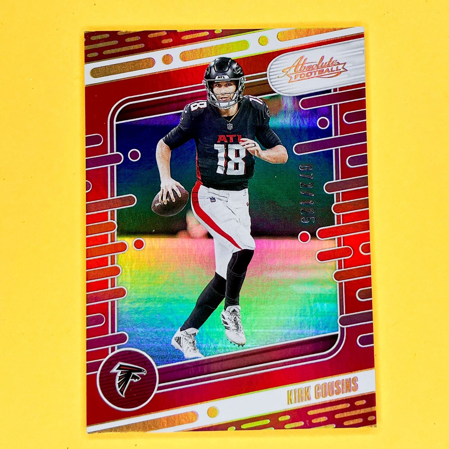 2024 Panini Absolute - Kirk Cousins #4 Spectrum Red /125 for sale ...