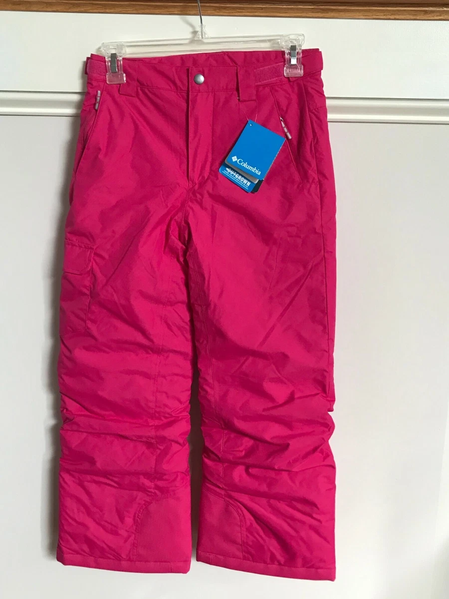 columbia pink snow pants