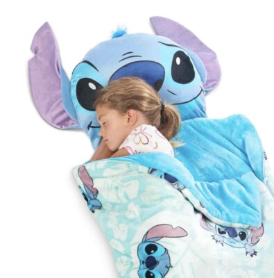 Disney LILO Stitch Palm Smiles Roll Up Slumber Sleeping Bag W