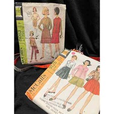 McCall's 1960's Vintage  8013 Pre-Teen  Separates, McCall's 9126 JR.Teen