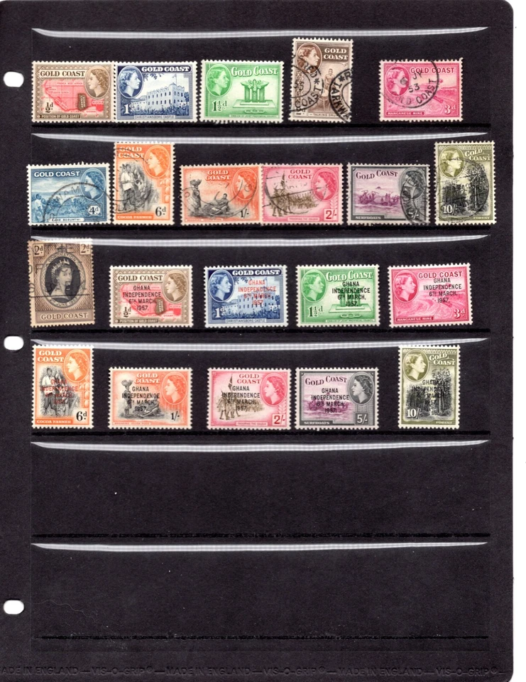 GOLD COAST GHANA 1884-1960s COLLECTION OF 200+ STAMPS MINT & USED MOSTLY MINT - Image 3 of 4