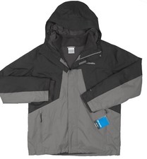 NEW 260 Columbia Tunnel Falls Interchange Jacket  3 in 1 Shell  Fleece Liner