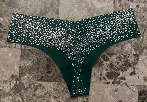 MUTANDINE PERICIA'S SECRET M VERDE ARGENTO A POIS LUCENTEZZA RARE NO SHOW - Foto 3 di 3