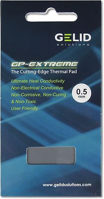 Gelid Solutions GP Extreme 0,5 mm Wärmeleitpad 80 x 40 x 0,5 mm 12 W/mK RM-48 Del