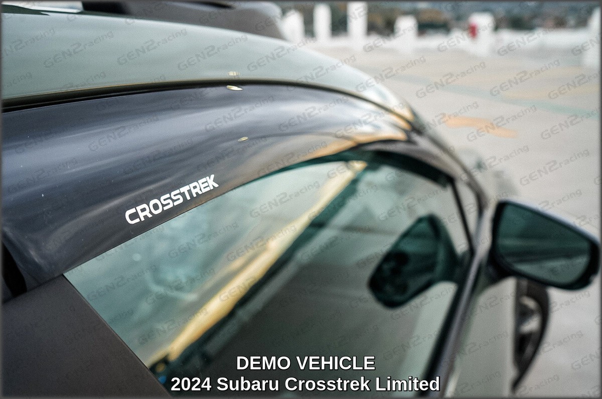 Parasole per Auto per Subaru CROSSTREK 2024 2025,finestrino Laterale Anteriore e Posteriore,parasole per Auto,Black-Black-2*Front Side