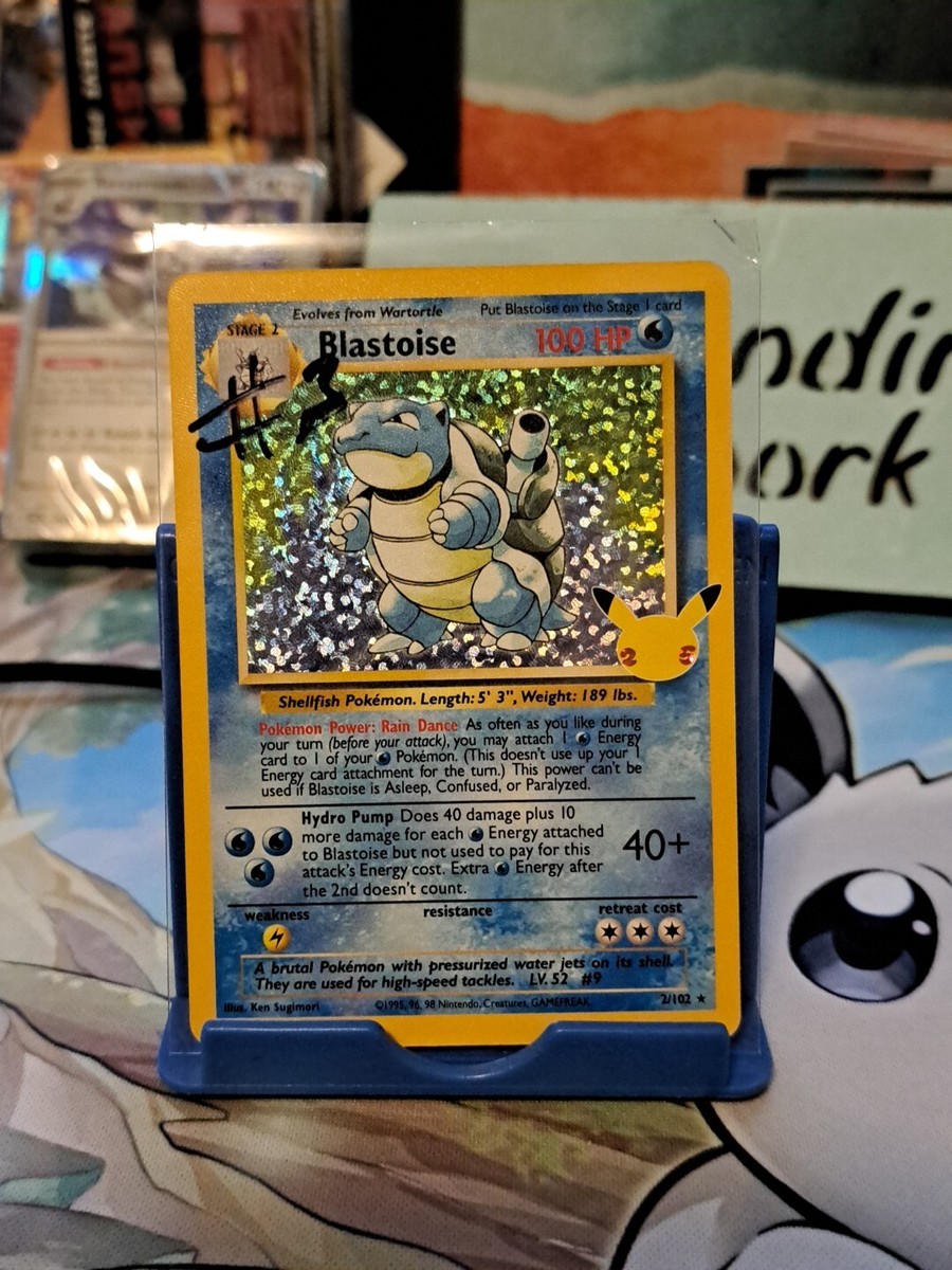 Blastoise(カメックス) 25th 2/102 1枚 3 Pokemon Blastoise 2/102 Celebrations 25th Classic Collection