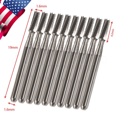 10Pcs FG Dental Carbide Burr Burs Drills FG 2/3/4/5/701/ 330/1558 for High Speed - Picture 100 of 142