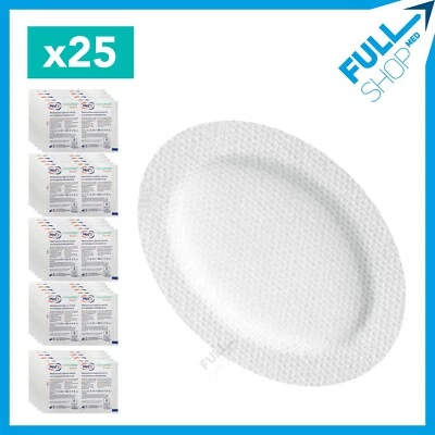 FARMAC ZABBAN 25 Bende oculari adesive sterili TNT - Benda medicazione oculare adesiva sterile