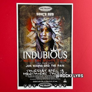 INDUBIOUS 2019 Concert Promo 11x17 Street Poster