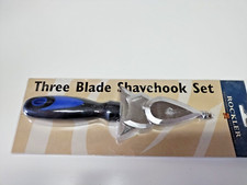 3 Blade Shavehook set