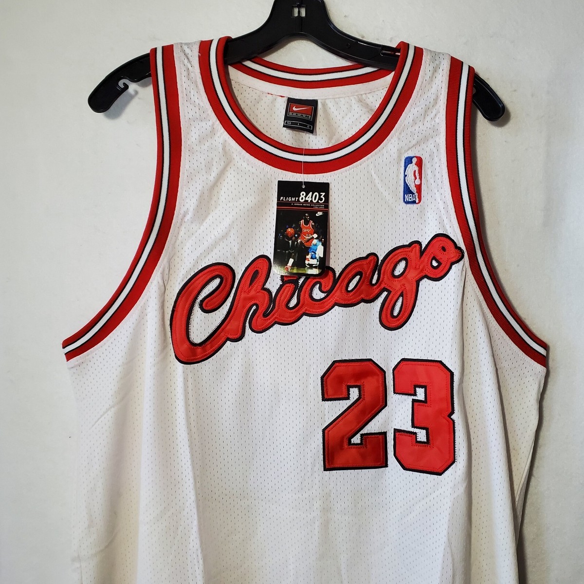 Michael Jordan Chicago Bulls Jersey White Nike Jersey Men's