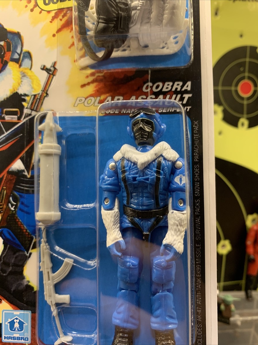 Gi Joe Cobra 1985 Snow Serpent Ice Serpent C9+ Unpunched Card Lot