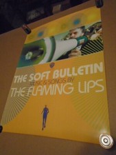 RARE PROMO Flaming Lips POSTER Soft Bulletin 1999 psych rock MERCURY REV race !