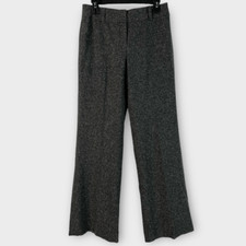 NWT Classiques Entier Tweed Wide Leg Trouser Pants - 4