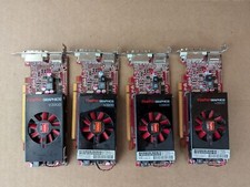 LOT OF 4 AMD C331 FIREPRO V3900 1GB DP-DVI PCIE GRAPHICS CARD DISPLAYPORT