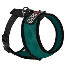 Nylon Mesh Harness Teal 10" 12"-17"