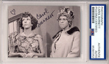 CAROL BURNETT SIGNED FUNNY SHOW PHOTOGRAPH PSA DNA COA CERTIFIED AUTOGRAPHED