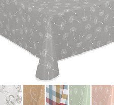 Wachstuch Tischdecke abwischbar rutschfest mit Paspelband Eckig Rund Oval