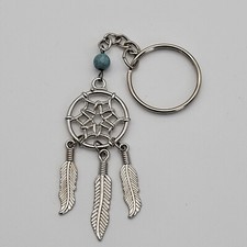 Dream Catcher Key Chain Feather Charm Key Ring Bag Pendant Southwestern Jewelry