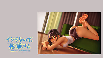 Anime please dont bully me nagatoro hayase manga girls Playmat Gaming Mat Desk