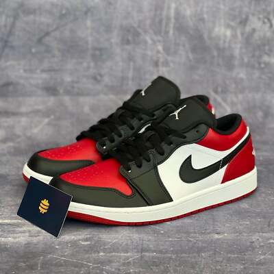 Air Jordan 1 Low Bred Toe 553558-612 - All Sizes - Express