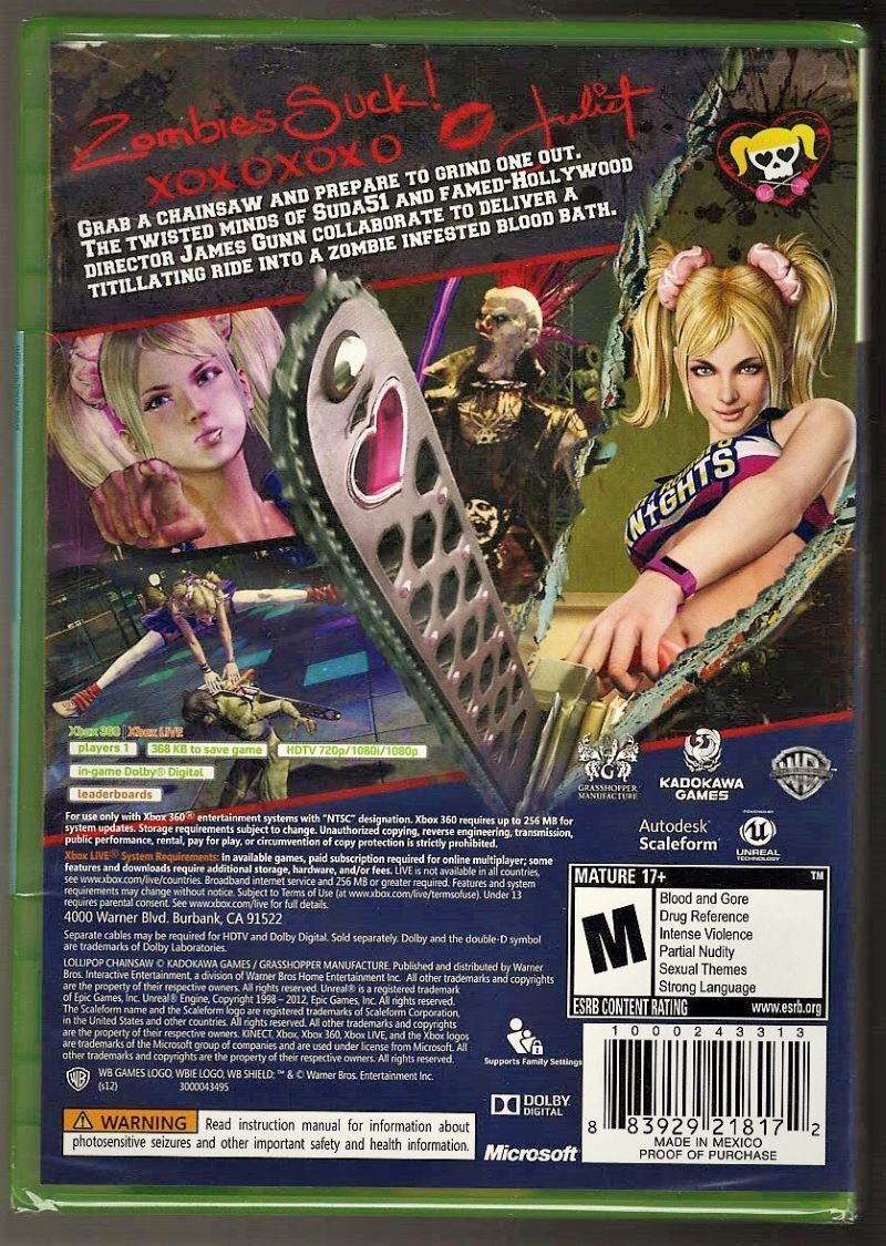 Jogo para Xbox 360 - Lollipop Chainsaw