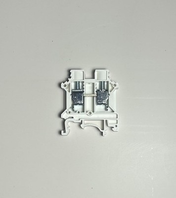 12 PCS White Dinkle DK10N DIN Rail Terminal Ground Block 620AWG 600V 60A