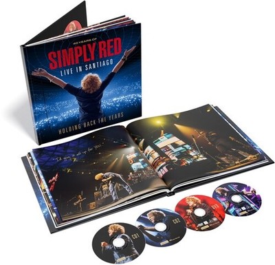 SIMPLY RED - Holding Back the Years: Live in Santiago - NEW 2 CD BLU RAY & DVD