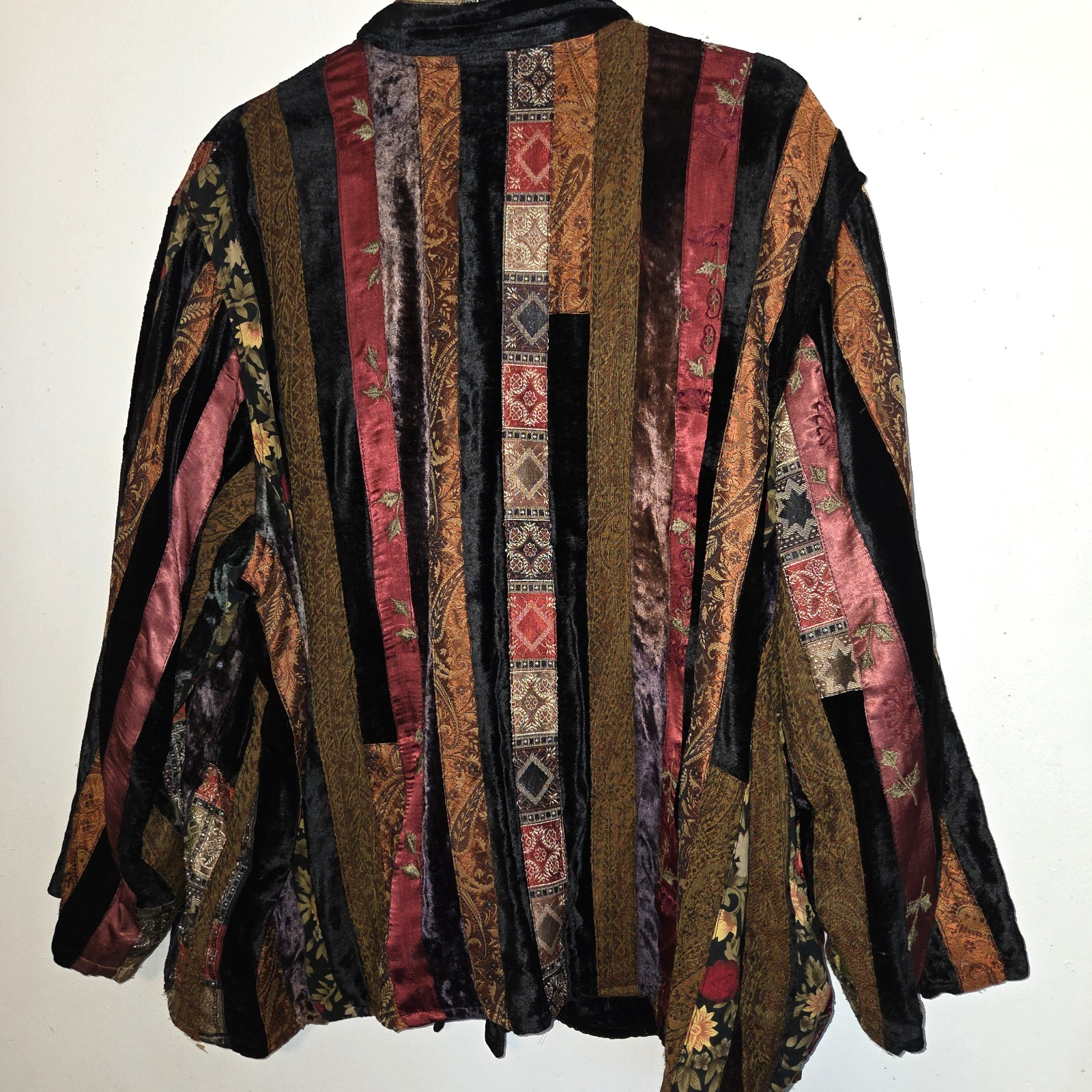 Coldwater Creek Patchwork Jacket  2X Sequins  Mix… - image 8