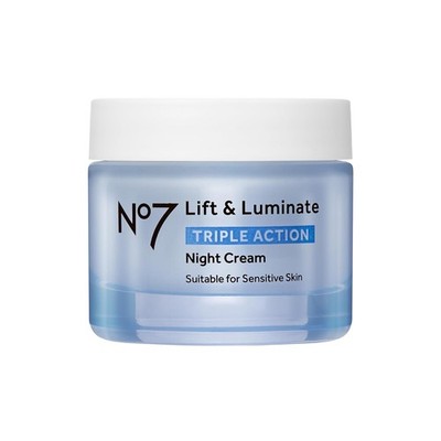 No7 Lift & Luminate Triple Action Anti-Wrinkle Night Cream with Collagen