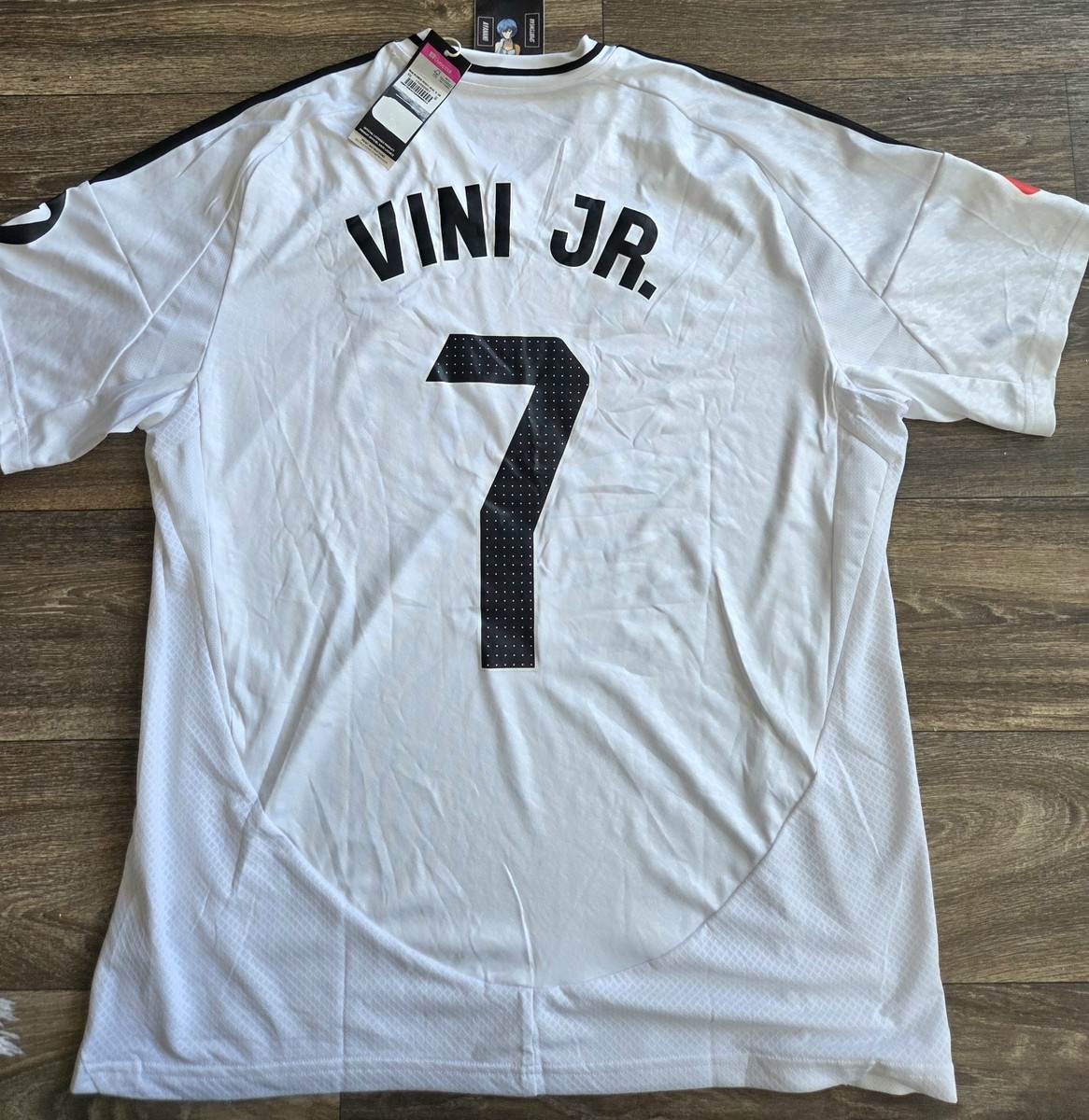 NWT Adidas Real Madrid 24/25 Home Vini Jr Futbol Soccer Jersey
