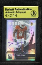 BAS 2006 Donruss Elite Rookie 19/599 Cedric Griffin #122 Authentic Auto 3c7