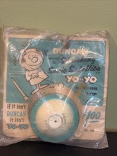 Blue Vintage Duncan Return Top Shrieking Sonic Satellite Mark II Yo-Yo