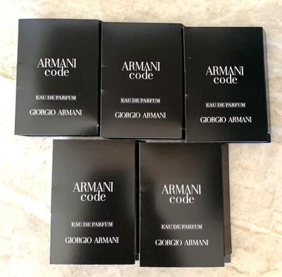 5x NEW ARMANI CODE EAU DE PARFUM EDP 1.2ml 0.04 oz SPRAY FOR MEN GIORGIO ARMANI