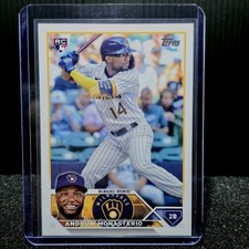 Andruw Monasterio Rookie Card  #US74 Topps Update 2023 Milwaukee Brewers MLB 
