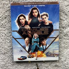 Charlie's Angels 2019 Blu-ray  DVD Kristen Stewart Elizabeth Banks Combo Pack