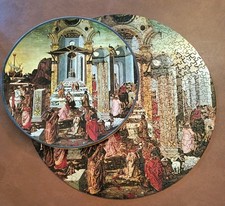 Vintage Springbok Circular Jigsaw Puzzle "The Epiphany" 1965 Round COMPLETE 