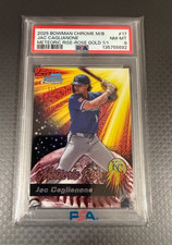 Marketplace image: 2025 Bowman Chrome Mega Meteoric Rise Jac Caglianone Rose Gold 1/1 PSA Royals