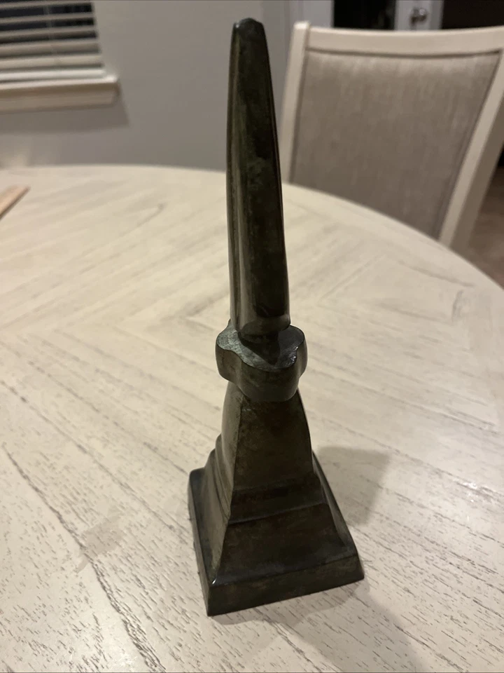 Ballard Designs Diseño Arquitectónico Negro con Pátina Metal Pesado 9” Alto/Final Foto 4 de 4