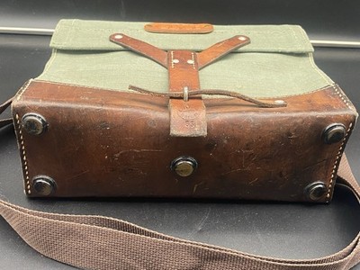 Out Your Backdoor Military Bag turned Bicycle bag Canvas Pannier