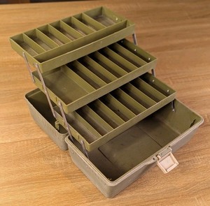 6 tray cantilever tackle box Flambeau Outdoors NextGen 6/0 Box, Trays, 25-Piece Kit, Dark Gray The heavy Vintage Plano 8600 Fishing Tackle