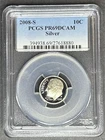 2008-S Silver Proof Roosevelt Dime PCGS PR-69 DCAM, Buy 3 Items, Get $5 Off!!