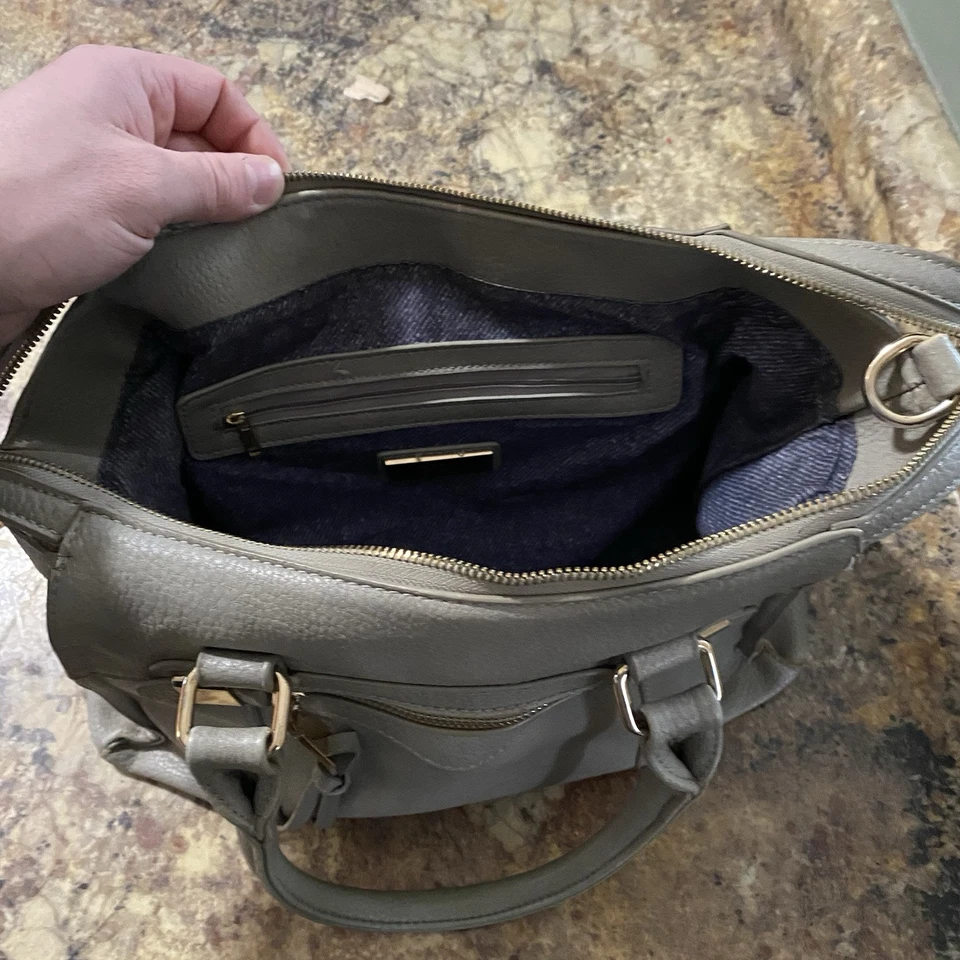 Bolso Hobo Bandolera Grande Urban Expressions Gris  Foto 2 de 4